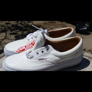 Vans white Classic Leather